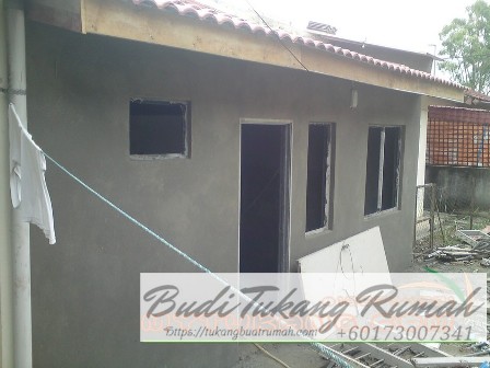 Kitchen renovation contractor Lembah Klang pasang siling kapur moden,